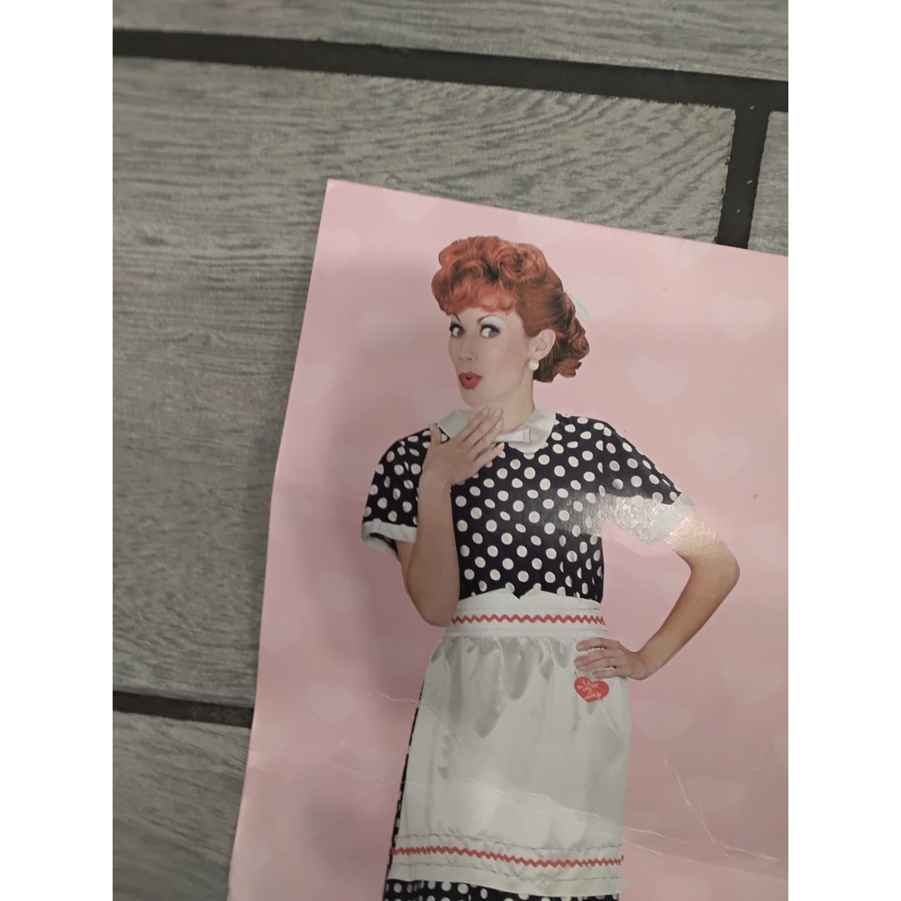 I Love Lucy Costume Wig Red Curly Retro 50s Lucille Ball Culture Franco